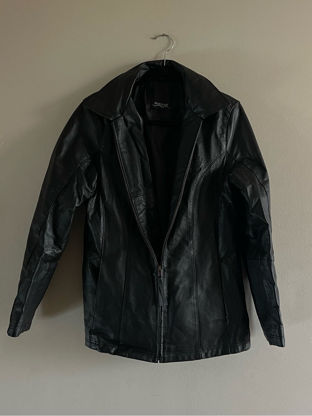 Vintage Burk’s Bay Black Thunder Leather Jacket